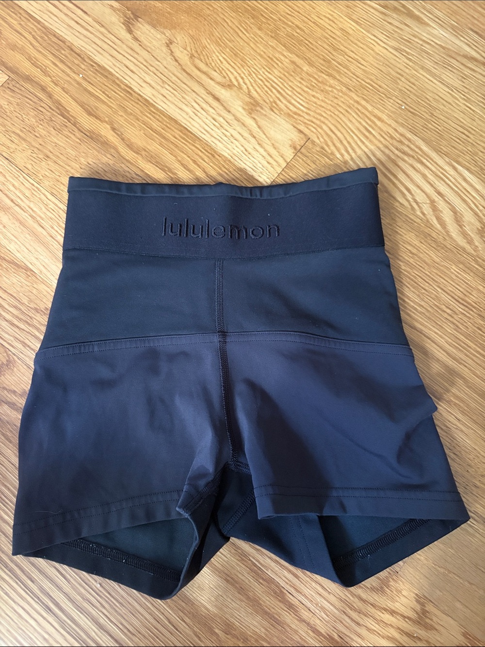 lululemon athletica Black High-Rise Bike Shorts